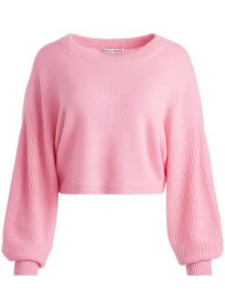 Alice and Olivia Posey Crewneck Sweater-Women Sweaters