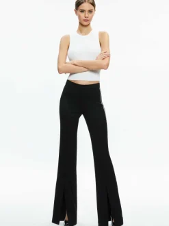 Alice and Olivia Princess Contrast Piping Pant-Women Pants