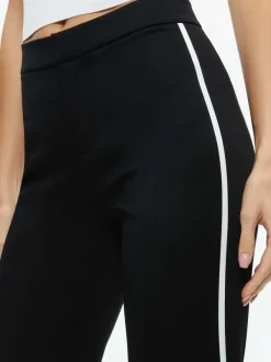 Alice and Olivia Princess Contrast Piping Pant-Women Pants