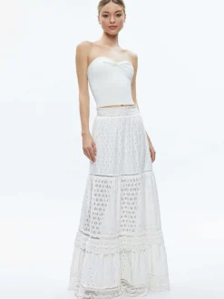 Alice and Olivia Reise Panelled Maxi Skirt-Women Skirts