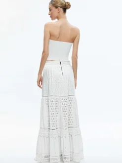 Alice and Olivia Reise Panelled Maxi Skirt-Women Skirts