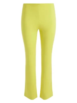 Alice and Olivia Rmp Mid Rise Back-Zip Bootcut Ankle Pant-Women Pants