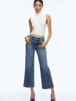 Alice and Olivia Roxie Kick Flare Jean-Women Pants