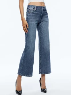 Alice and Olivia Roxie Kick Flare Jean-Women Pants