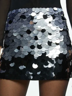 Alice and Olivia Rubi Sequin Mini Skirt-Women Skirts