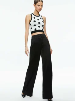 Alice and Olivia Rydel Cropped Tank-Women Tops