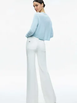 Alice and Olivia Sherrell Crew Neck Pullover-Women Sweaters