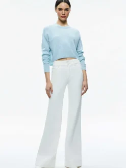 Alice and Olivia Sherrell Crew Neck Pullover-Women Sweaters