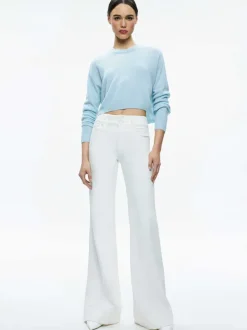 Alice and Olivia Sherrell Crew Neck Pullover-Women Sweaters