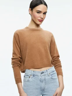 Alice and Olivia Sherrell Crew Neck Pullover-Women Sweaters
