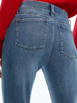 Alice and Olivia Stacey Mid Rise Bell Jean-Women Pants