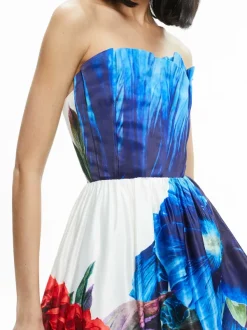 Alice and Olivia Stella Strapless Gown-Women Dresses