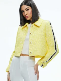 Alice and Olivia Tammy 50S Style Jacket-Women Jackets + Coats