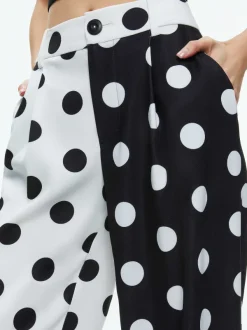 Alice and Olivia Tomasa Cuffed Trouser-Women Pants