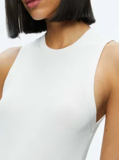 Alice and Olivia Tonita Ribbed Tank-Women Tops