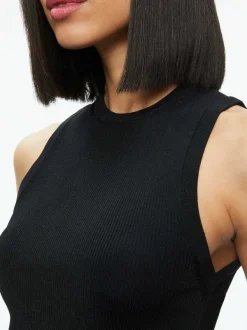 Alice and Olivia Tonita Ribbed Tank-Women Tops
