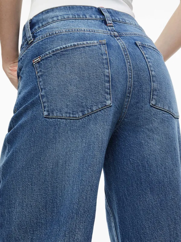 Alice and Olivia Trish Mid Rise Baggy Jean-Women Pants