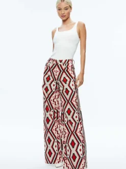 Alice and Olivia Trish Mid Rise Baggy Jean-Women Pants