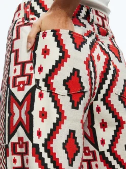 Alice and Olivia Trish Mid Rise Baggy Jean-Women Pants