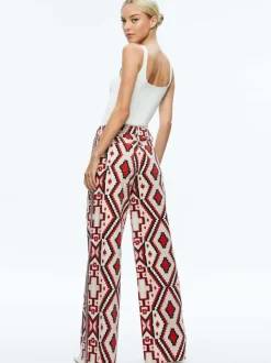 Alice and Olivia Trish Mid Rise Baggy Jean-Women Pants