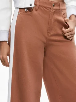 Alice and Olivia Trish Side Stripe Jean-Women Pants