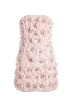 Alice and Olivia Velia Embellished Strapless Mini Dress-Women Dresses