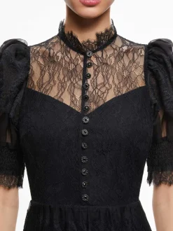 Alice and Olivia Vernita Tiered Maxi Dress-Women Dresses