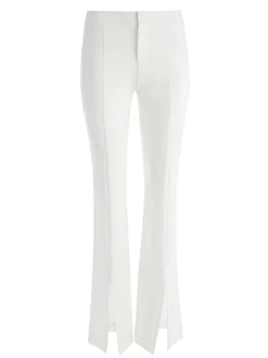 Alice and Olivia Walker Slim Front Slit Pants-Women Pants