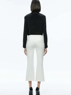 Alice and Olivia Walker Slit Hem Pant-Women Pants