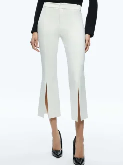Alice and Olivia Walker Slit Hem Pant-Women Pants