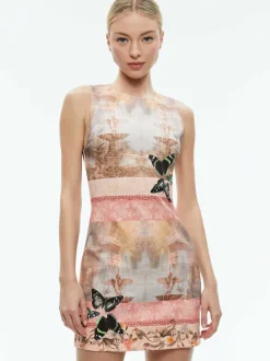 Alice and Olivia Wynell A-Line Mini Dress-Women Dresses